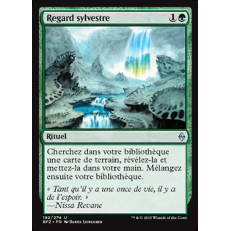 (Foil) Verte - Regard sylvestre (U) [BFZ]