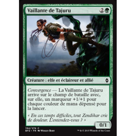 (Foil) Verte - Vaillante de Tajuru (C) [BFZ]