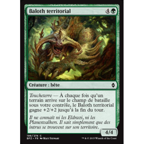 (Foil) Verte - Baloth territorial (C) [BFZ]