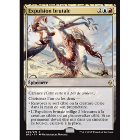 (Foil) Multicolore - Expulsion brutale (R) [BFZ]