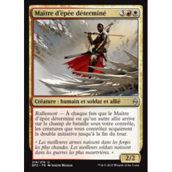 (Foil) Multicolore - Maître d'épée déterminé (U) [BFZ]