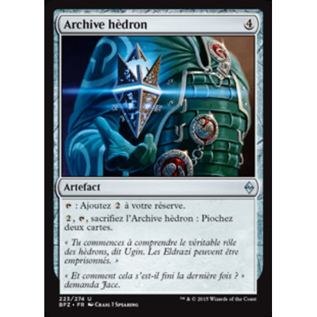 (Foil) Incolore - Archive hèdron (U) [BFZ]