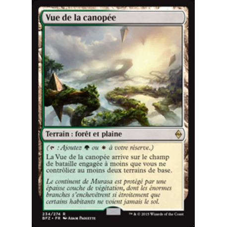 (Foil) Terrain - Vue de la canopée (R) [BFZ]