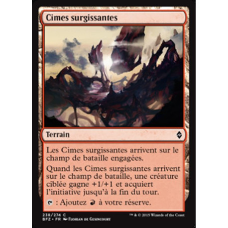 (Foil) Terrain - Cimes surgissantes (C) [BFZ]