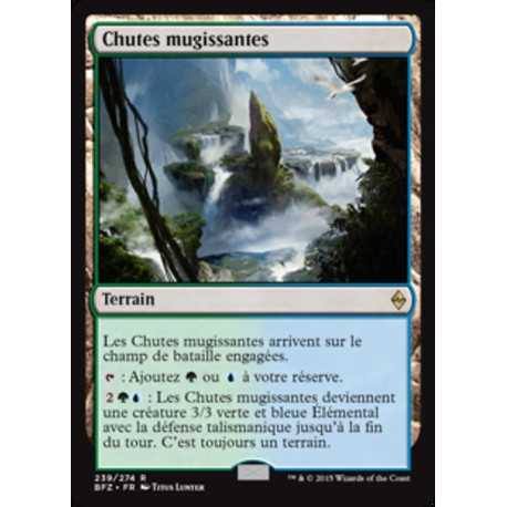 (Foil) Terrain - Chutes mugissantes (R) [BFZ]