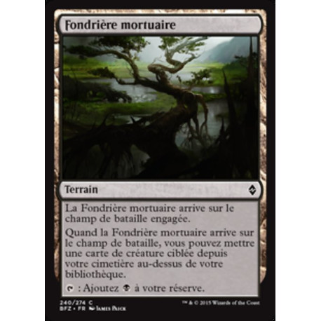 (Foil) Terrain - Fondrière mortuaire (C) [BFZ]
