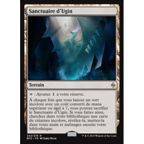 (Foil) Terrain - Sanctuaire d'Ugin (R) [BFZ]