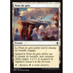 (Foil) Terrain - Pont de grès (C) [BFZ]