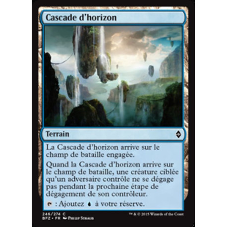 (Foil) Terrain - Cascade d'horizon (C) [BFZ]