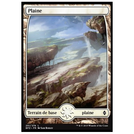 (Foil) Terrain - Plaine (V2) (L) [BFZ]