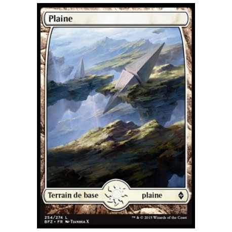 (Foil) Terrain - Plaine (V5) (L) [BFZ]