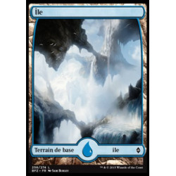 (Foil) Terrain - Île (V2) (L) [BFZ]