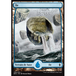 (Foil) Terrain - Île (V4) (L) [BFZ]