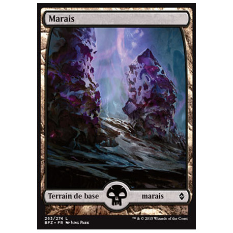 (Foil) Terrain - Marais (V4) (L) [BFZ]