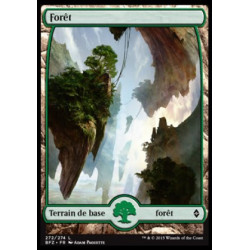 (Foil) Terrain - Forêt (V3) (L) [BFZ]