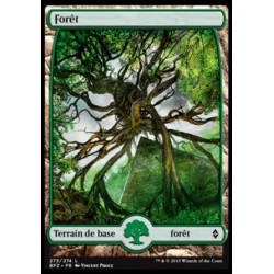 (Foil) Terrain - Forêt (V4) (L) [BFZ]