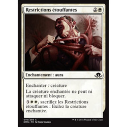 (Foil) Blanche - Restrictions étouffantes (C) [EMN]