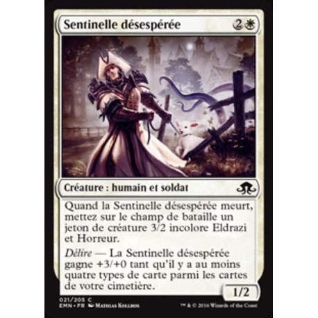 (Foil) Blanche - Sentinelle désespérée (C) [EMN]