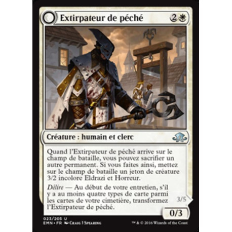 (Foil) Blanche - Extirpateur de péché // Extirpateur de chair (U) [EMN]