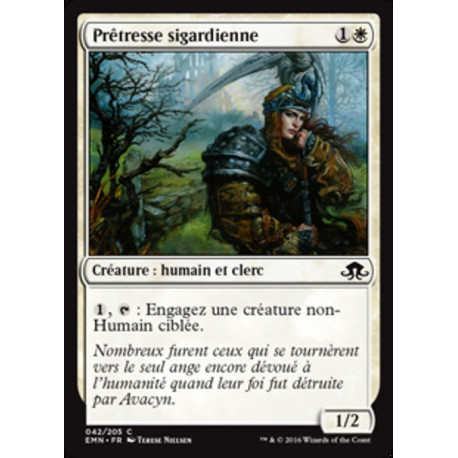 (Foil) Blanche - Prêtresse sigardienne (C) [EMN]