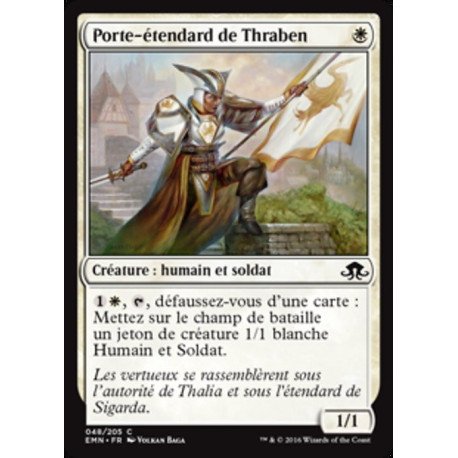 (Foil) Blanche - Porte-étendard de Thraben (C) [EMN]