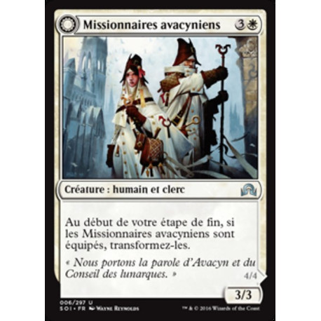(Foil) Blanche - Missionnaires avacyniens // Inquisiteurs lunarques (U) [SOI]