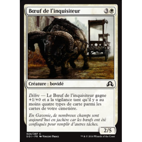 (Foil) Blanche - Bœuf de l'inquisiteur (C) [SOI]