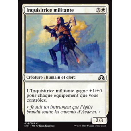 (Foil) Blanche - Inquisitrice militante (C) [SOI]