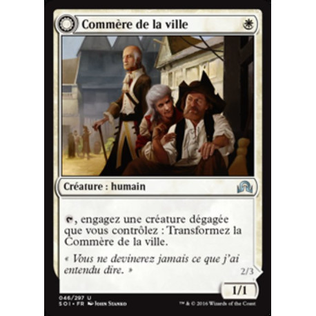 (Foil) Blanche - Commère de la ville // Plèbe provoquée (U) [SOI]