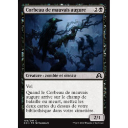 (Foil) Noire - Corbeau de mauvais augure (C) [SOI]