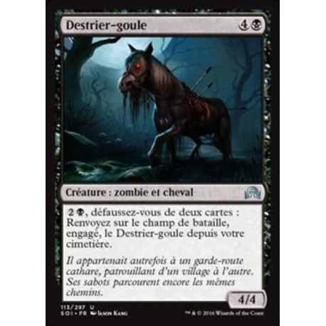 (Foil) Noire - Destrier-goule (U) [SOI]
