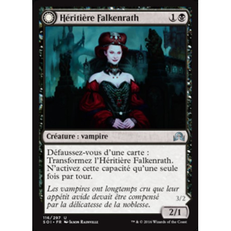 (Foil) Noire - Héritière Falkenrath // Héritière de la nuit (U) [SOI]