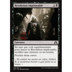 (Foil) Noire - Résolution impitoyable (C) [SOI]