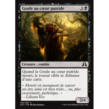 (Foil) Noire - Goule au cœur putride (C) [SOI]