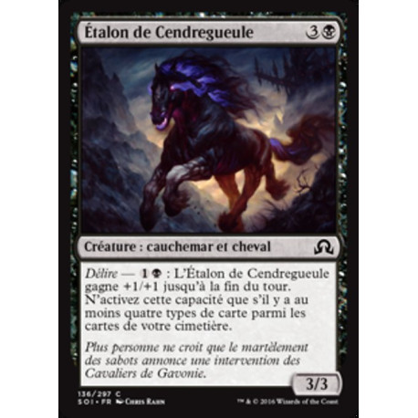 (Foil) Noire - Étalon de Cendregueule (C) [SOI]