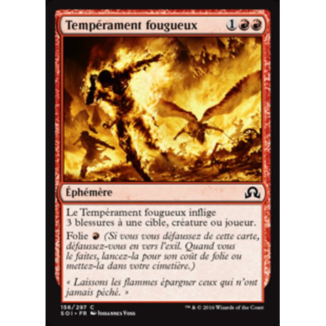(Foil) Rouge - Tempérament fougueux (C) [SOI]