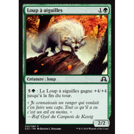 (Foil) Verte - Loup à aiguilles (C) [SOI]