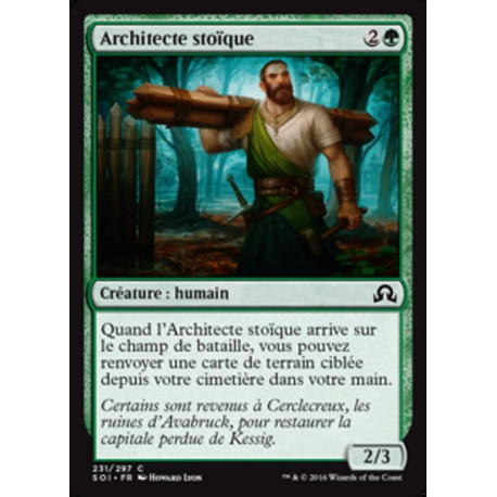 (Foil) Verte - Architecte stoïque (C) [SOI]
