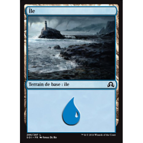 (Foil) Terrain - Île (V1) (L) [SOI]