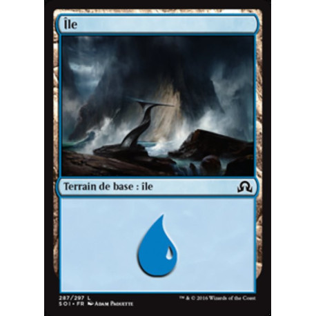 (Foil) Terrain - Île (V2) (L) [SOI]
