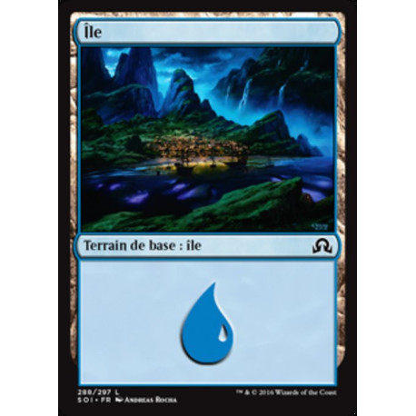 (Foil) Terrain - Île (V3) (L) [SOI]
