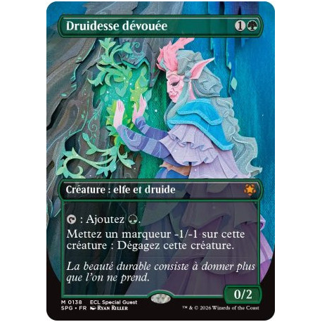 Verte - Druidesse dévouée (M) [SPG]