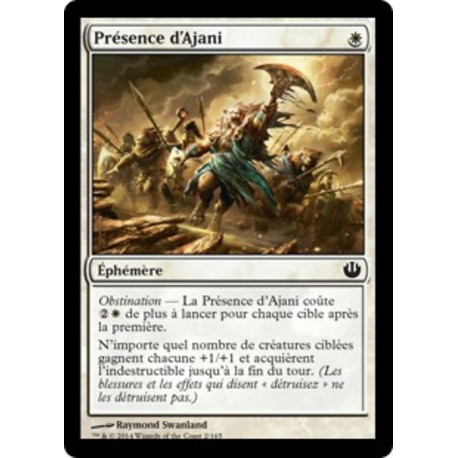 (Foil) Blanche - Présence d'Ajani (C) [JOU]