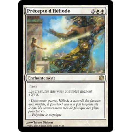 (Foil) Blanche - Précepte d'Héliode (R) [JOU]