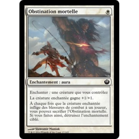 (Foil) Blanche - Obstination mortelle (C) [JOU]
