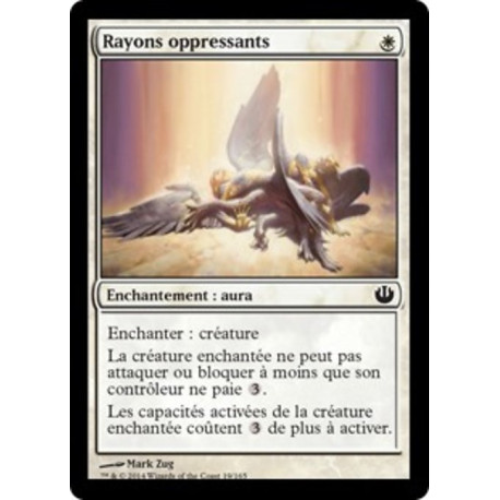 (Foil) Blanche - Rayons oppressants (C) [JOU]