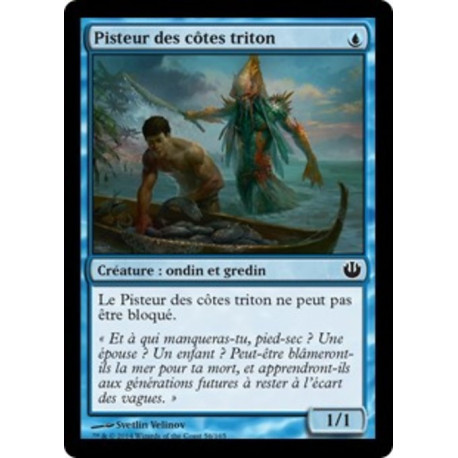 (Foil) Bleue - Pisteur des côtes triton (C) [JOU]
