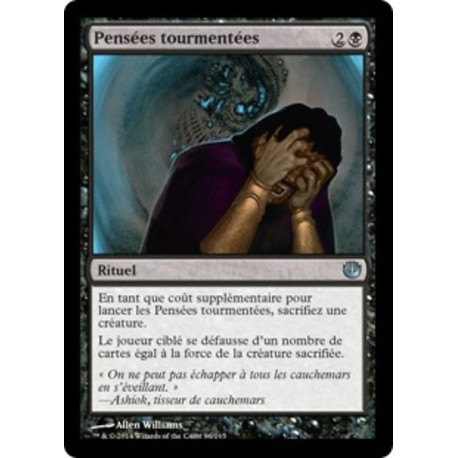(Foil) Noire - Pensées tourmentées (U) [JOU]