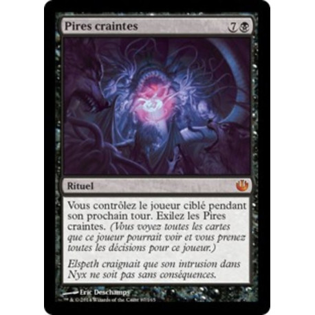 (Foil) Noire - Pires craintes (M) [JOU]