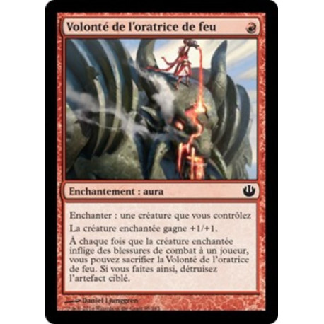 (Foil) Rouge - Volonté de l'oratrice de feu (C) [JOU]